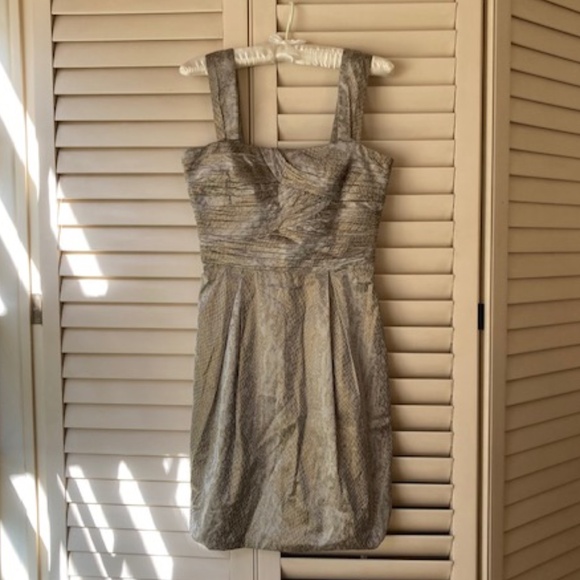 Diane von Furstenberg Metallic Cocktail Dress🍸 - Picture 6 of 8